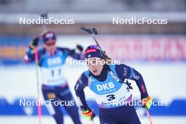 14.01.2024, Ruhpolding, Germany (GER): Lisa Vittozzi (ITA) - IBU World Cup Biathlon, pursuit women, Ruhpolding (GER). www.nordicfocus.com. © Thibaut/NordicFocus. Every downloaded picture is fee-liable.