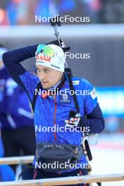 11.01.2024, Ruhpolding, Germany (GER): Felix Leitner (AUT) - IBU World Cup Biathlon, relay men, Ruhpolding (GER). www.nordicfocus.com. © Manzoni/NordicFocus. Every downloaded picture is fee-liable.