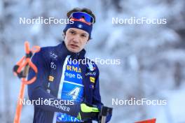 11.01.2024, Ruhpolding, Germany (GER): Tommaso Giacomel (ITA) - IBU World Cup Biathlon, relay men, Ruhpolding (GER). www.nordicfocus.com. © Manzoni/NordicFocus. Every downloaded picture is fee-liable.