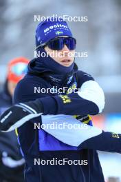 11.01.2024, Ruhpolding, Germany (GER): Martin Ponsiluoma (SWE) - IBU World Cup Biathlon, relay men, Ruhpolding (GER). www.nordicfocus.com. © Manzoni/NordicFocus. Every downloaded picture is fee-liable.