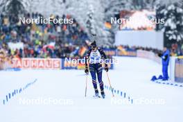 10.01.2024, Ruhpolding, Germany (GER): Julia Simon (FRA) - IBU World Cup Biathlon, relay women, Ruhpolding (GER). www.nordicfocus.com. © Manzoni/NordicFocus. Every downloaded picture is fee-liable.