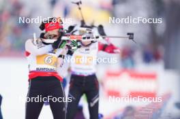 10.01.2024, Ruhpolding, Germany (GER): Aita Gasparin (SUI) - IBU World Cup Biathlon, relay women, Ruhpolding (GER). www.nordicfocus.com. © Thibaut/NordicFocus. Every downloaded picture is fee-liable.