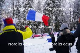 10.01.2024, Ruhpolding, Germany (GER): Lucie Charvatova (CZE), Sophia Schneider (GER), Lena Haecki-Gross (SUI), (l-r) - IBU World Cup Biathlon, relay women, Ruhpolding (GER). www.nordicfocus.com. © Thibaut/NordicFocus. Every downloaded picture is fee-liable.