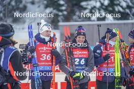 13.01.2024, Ruhpolding, Germany (GER): Vetle Sjaastad Christiansen (NOR), Tommaso Giacomel (ITA), (l-r) - IBU World Cup Biathlon, sprint men, Ruhpolding (GER). www.nordicfocus.com. © Thibaut/NordicFocus. Every downloaded picture is fee-liable.