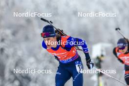 13.01.2024, Ruhpolding, Germany (GER): Campbell Wright (USA) - IBU World Cup Biathlon, sprint men, Ruhpolding (GER). www.nordicfocus.com. © Manzoni/NordicFocus. Every downloaded picture is fee-liable.