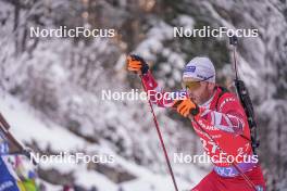 13.01.2024, Ruhpolding, Germany (GER): Simon Eder (AUT) - IBU World Cup Biathlon, sprint men, Ruhpolding (GER). www.nordicfocus.com. © Thibaut/NordicFocus. Every downloaded picture is fee-liable.