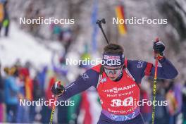 13.01.2024, Ruhpolding, Germany (GER): Didier Bionaz (ITA) - IBU World Cup Biathlon, sprint men, Ruhpolding (GER). www.nordicfocus.com. © Thibaut/NordicFocus. Every downloaded picture is fee-liable.