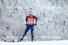 13.01.2024, Ruhpolding, Germany (GER): Emilien Jacquelin (FRA) - IBU World Cup Biathlon, sprint men, Ruhpolding (GER). www.nordicfocus.com. © Manzoni/NordicFocus. Every downloaded picture is fee-liable.