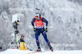 13.01.2024, Ruhpolding, Germany (GER): Emilien Jacquelin (FRA) - IBU World Cup Biathlon, sprint men, Ruhpolding (GER). www.nordicfocus.com. © Manzoni/NordicFocus. Every downloaded picture is fee-liable.