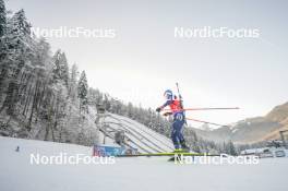 13.01.2024, Ruhpolding, Germany (GER): Lukas Hofer (ITA) - IBU World Cup Biathlon, sprint men, Ruhpolding (GER). www.nordicfocus.com. © Thibaut/NordicFocus. Every downloaded picture is fee-liable.