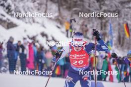 13.01.2024, Ruhpolding, Germany (GER): Otto Invenius (FIN) - IBU World Cup Biathlon, sprint men, Ruhpolding (GER). www.nordicfocus.com. © Thibaut/NordicFocus. Every downloaded picture is fee-liable.