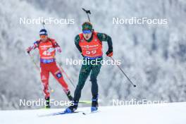 13.01.2024, Ruhpolding, Germany (GER): Maksim Fomin (LTU) - IBU World Cup Biathlon, sprint men, Ruhpolding (GER). www.nordicfocus.com. © Manzoni/NordicFocus. Every downloaded picture is fee-liable.