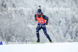 13.01.2024, Ruhpolding, Germany (GER): Patrick Braunhofer (ITA) - IBU World Cup Biathlon, sprint men, Ruhpolding (GER). www.nordicfocus.com. © Manzoni/NordicFocus. Every downloaded picture is fee-liable.