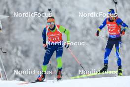 13.01.2024, Ruhpolding, Germany (GER): Miha Dovzan (SLO) - IBU World Cup Biathlon, sprint men, Ruhpolding (GER). www.nordicfocus.com. © Manzoni/NordicFocus. Every downloaded picture is fee-liable.