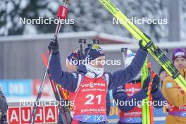 13.01.2024, Ruhpolding, Germany (GER): Tarjei Boe (NOR) - IBU World Cup Biathlon, sprint men, Ruhpolding (GER). www.nordicfocus.com. © Thibaut/NordicFocus. Every downloaded picture is fee-liable.