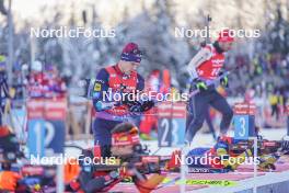 13.01.2024, Ruhpolding, Germany (GER): Vetle Sjaastad Christiansen (NOR) - IBU World Cup Biathlon, sprint men, Ruhpolding (GER). www.nordicfocus.com. © Thibaut/NordicFocus. Every downloaded picture is fee-liable.