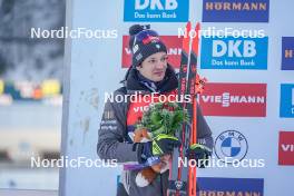 13.01.2024, Ruhpolding, Germany (GER): Tommaso Giacomel (ITA) - IBU World Cup Biathlon, sprint men, Ruhpolding (GER). www.nordicfocus.com. © Thibaut/NordicFocus. Every downloaded picture is fee-liable.