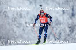 13.01.2024, Ruhpolding, Germany (GER): Johannes Dale-Skjevdal (NOR) - IBU World Cup Biathlon, sprint men, Ruhpolding (GER). www.nordicfocus.com. © Manzoni/NordicFocus. Every downloaded picture is fee-liable.