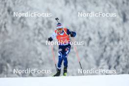 13.01.2024, Ruhpolding, Germany (GER): Arttu Heikkinen (FIN) - IBU World Cup Biathlon, sprint men, Ruhpolding (GER). www.nordicfocus.com. © Manzoni/NordicFocus. Every downloaded picture is fee-liable.