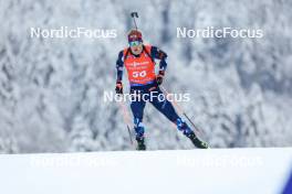 13.01.2024, Ruhpolding, Germany (GER): Johannes Dale-Skjevdal (NOR) - IBU World Cup Biathlon, sprint men, Ruhpolding (GER). www.nordicfocus.com. © Manzoni/NordicFocus. Every downloaded picture is fee-liable.