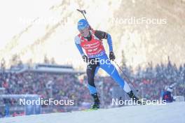 13.01.2024, Ruhpolding, Germany (GER): Rene Zahkna (EST) - IBU World Cup Biathlon, sprint men, Ruhpolding (GER). www.nordicfocus.com. © Thibaut/NordicFocus. Every downloaded picture is fee-liable.