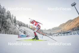 13.01.2024, Ruhpolding, Germany (GER): Edgars Mise (LAT) - IBU World Cup Biathlon, sprint men, Ruhpolding (GER). www.nordicfocus.com. © Thibaut/NordicFocus. Every downloaded picture is fee-liable.