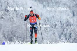 13.01.2024, Ruhpolding, Germany (GER): Philipp Nawrath (GER) - IBU World Cup Biathlon, sprint men, Ruhpolding (GER). www.nordicfocus.com. © Manzoni/NordicFocus. Every downloaded picture is fee-liable.