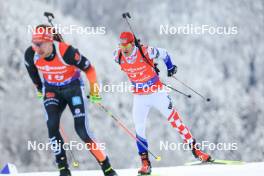 13.01.2024, Ruhpolding, Germany (GER): Kresimir Crnkovic (CRO) - IBU World Cup Biathlon, sprint men, Ruhpolding (GER). www.nordicfocus.com. © Manzoni/NordicFocus. Every downloaded picture is fee-liable.