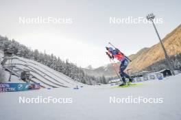 13.01.2024, Ruhpolding, Germany (GER): Lukas Hofer (ITA) - IBU World Cup Biathlon, sprint men, Ruhpolding (GER). www.nordicfocus.com. © Thibaut/NordicFocus. Every downloaded picture is fee-liable.