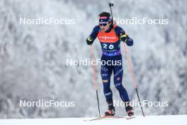 13.01.2024, Ruhpolding, Germany (GER): Tommaso Giacomel (ITA) - IBU World Cup Biathlon, sprint men, Ruhpolding (GER). www.nordicfocus.com. © Manzoni/NordicFocus. Every downloaded picture is fee-liable.