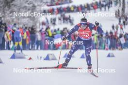 13.01.2024, Ruhpolding, Germany (GER): Didier Bionaz (ITA) - IBU World Cup Biathlon, sprint men, Ruhpolding (GER). www.nordicfocus.com. © Thibaut/NordicFocus. Every downloaded picture is fee-liable.