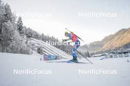 13.01.2024, Ruhpolding, Germany (GER): Vitalii Mandzyn (UKR) - IBU World Cup Biathlon, sprint men, Ruhpolding (GER). www.nordicfocus.com. © Thibaut/NordicFocus. Every downloaded picture is fee-liable.