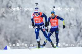 13.01.2024, Ruhpolding, Germany (GER): Otto Invenius (FIN) - IBU World Cup Biathlon, sprint men, Ruhpolding (GER). www.nordicfocus.com. © Manzoni/NordicFocus. Every downloaded picture is fee-liable.