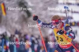 13.01.2024, Ruhpolding, Germany (GER): Johannes Thingnes Boe (NOR) - IBU World Cup Biathlon, sprint men, Ruhpolding (GER). www.nordicfocus.com. © Thibaut/NordicFocus. Every downloaded picture is fee-liable.