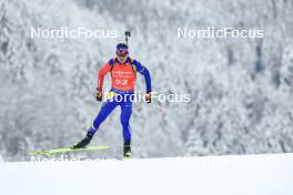 13.01.2024, Ruhpolding, Germany (GER): Cornel Puchianu (ROU) - IBU World Cup Biathlon, sprint men, Ruhpolding (GER). www.nordicfocus.com. © Manzoni/NordicFocus. Every downloaded picture is fee-liable.