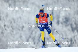 13.01.2024, Ruhpolding, Germany (GER): Viktor Brandt (SWE) - IBU World Cup Biathlon, sprint men, Ruhpolding (GER). www.nordicfocus.com. © Manzoni/NordicFocus. Every downloaded picture is fee-liable.