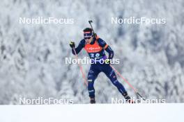 13.01.2024, Ruhpolding, Germany (GER): Tommaso Giacomel (ITA) - IBU World Cup Biathlon, sprint men, Ruhpolding (GER). www.nordicfocus.com. © Manzoni/NordicFocus. Every downloaded picture is fee-liable.