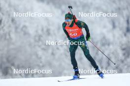 13.01.2024, Ruhpolding, Germany (GER): Tomas Kaukenas (LTU) - IBU World Cup Biathlon, sprint men, Ruhpolding (GER). www.nordicfocus.com. © Manzoni/NordicFocus. Every downloaded picture is fee-liable.