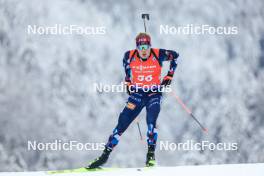 13.01.2024, Ruhpolding, Germany (GER): Johannes Dale-Skjevdal (NOR) - IBU World Cup Biathlon, sprint men, Ruhpolding (GER). www.nordicfocus.com. © Manzoni/NordicFocus. Every downloaded picture is fee-liable.