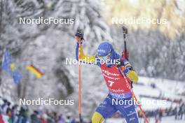 13.01.2024, Ruhpolding, Germany (GER): Jesper Nelin (SWE) - IBU World Cup Biathlon, sprint men, Ruhpolding (GER). www.nordicfocus.com. © Thibaut/NordicFocus. Every downloaded picture is fee-liable.