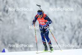 13.01.2024, Ruhpolding, Germany (GER): Oscar Lombardot (FRA) - IBU World Cup Biathlon, sprint men, Ruhpolding (GER). www.nordicfocus.com. © Manzoni/NordicFocus. Every downloaded picture is fee-liable.