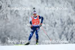 13.01.2024, Ruhpolding, Germany (GER): Arttu Heikkinen (FIN) - IBU World Cup Biathlon, sprint men, Ruhpolding (GER). www.nordicfocus.com. © Manzoni/NordicFocus. Every downloaded picture is fee-liable.