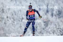 13.01.2024, Ruhpolding, Germany (GER): Tommaso Giacomel (ITA) - IBU World Cup Biathlon, sprint men, Ruhpolding (GER). www.nordicfocus.com. © Manzoni/NordicFocus. Every downloaded picture is fee-liable.