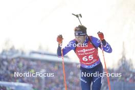 13.01.2024, Ruhpolding, Germany (GER): Vincent Bonacci (USA) - IBU World Cup Biathlon, sprint men, Ruhpolding (GER). www.nordicfocus.com. © Thibaut/NordicFocus. Every downloaded picture is fee-liable.