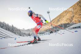 13.01.2024, Ruhpolding, Germany (GER): Jeremy Finello (SUI) - IBU World Cup Biathlon, sprint men, Ruhpolding (GER). www.nordicfocus.com. © Thibaut/NordicFocus. Every downloaded picture is fee-liable.