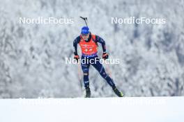 13.01.2024, Ruhpolding, Germany (GER): Lukas Hofer (ITA) - IBU World Cup Biathlon, sprint men, Ruhpolding (GER). www.nordicfocus.com. © Manzoni/NordicFocus. Every downloaded picture is fee-liable.