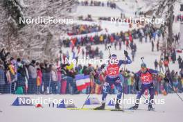 13.01.2024, Ruhpolding, Germany (GER): Otto Invenius (FIN) - IBU World Cup Biathlon, sprint men, Ruhpolding (GER). www.nordicfocus.com. © Thibaut/NordicFocus. Every downloaded picture is fee-liable.