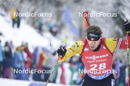13.01.2024, Ruhpolding, Germany (GER): Florent Claude (BEL) - IBU World Cup Biathlon, sprint men, Ruhpolding (GER). www.nordicfocus.com. © Thibaut/NordicFocus. Every downloaded picture is fee-liable.