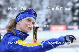 12.01.2024, Ruhpolding, Germany (GER): Mona Brorsson (SWE) - IBU World Cup Biathlon, sprint women, Ruhpolding (GER). www.nordicfocus.com. © Manzoni/NordicFocus. Every downloaded picture is fee-liable.