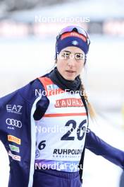 12.01.2024, Ruhpolding, Germany (GER): Lisa Vittozzi (ITA) - IBU World Cup Biathlon, sprint women, Ruhpolding (GER). www.nordicfocus.com. © Manzoni/NordicFocus. Every downloaded picture is fee-liable.